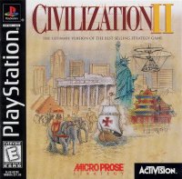 Civilization II PAL Playstation PAL box art